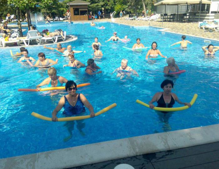 Открытый бассейн - Санаторий «Славутич» Алушта