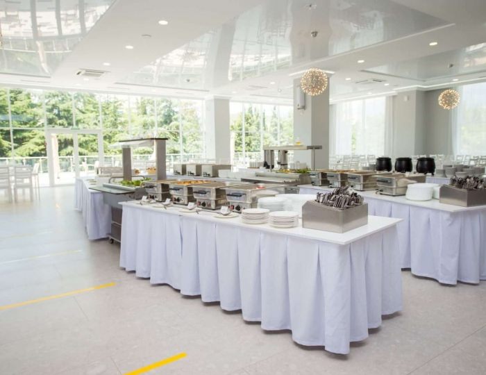 Столовая - Санаторий «Славутич» Алушта